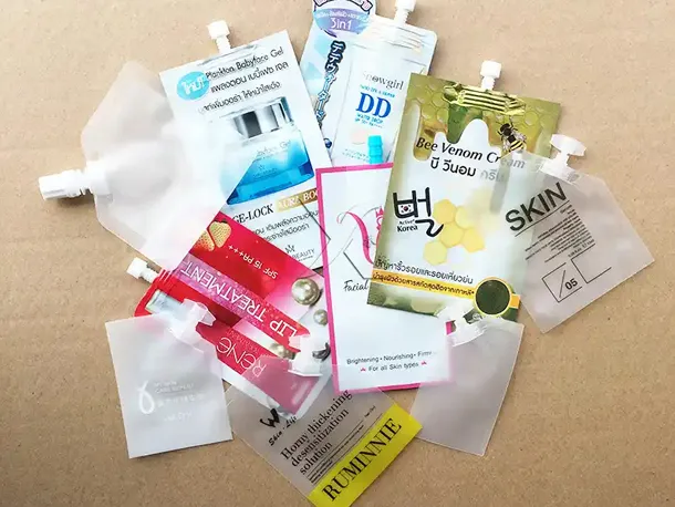 Flexible packaging for Cosmetics