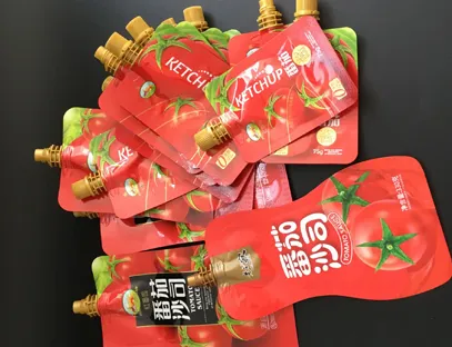Case Show of Flexible Packaging for Ketchup