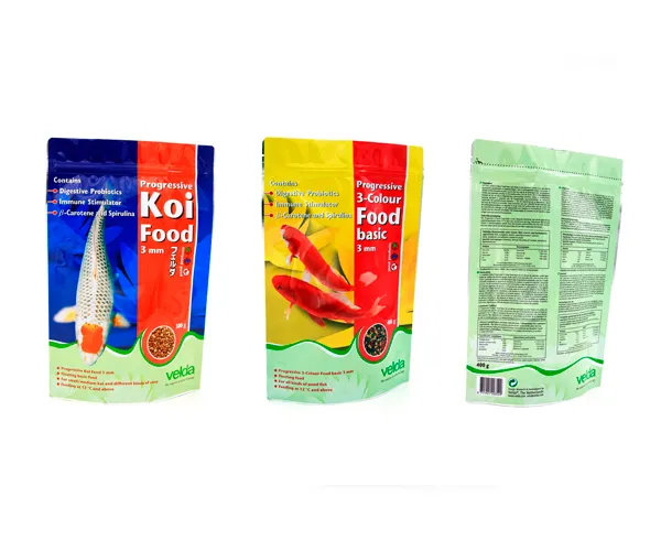 standing pouch with zipper
