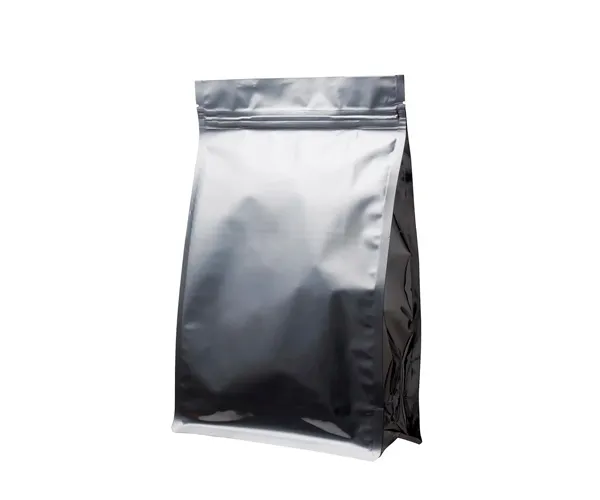 flat bottom pouch with zipper