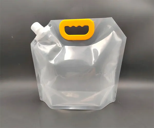 stand up pouch transparent