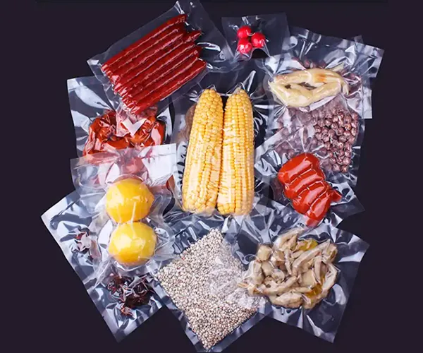 transparent food pouch